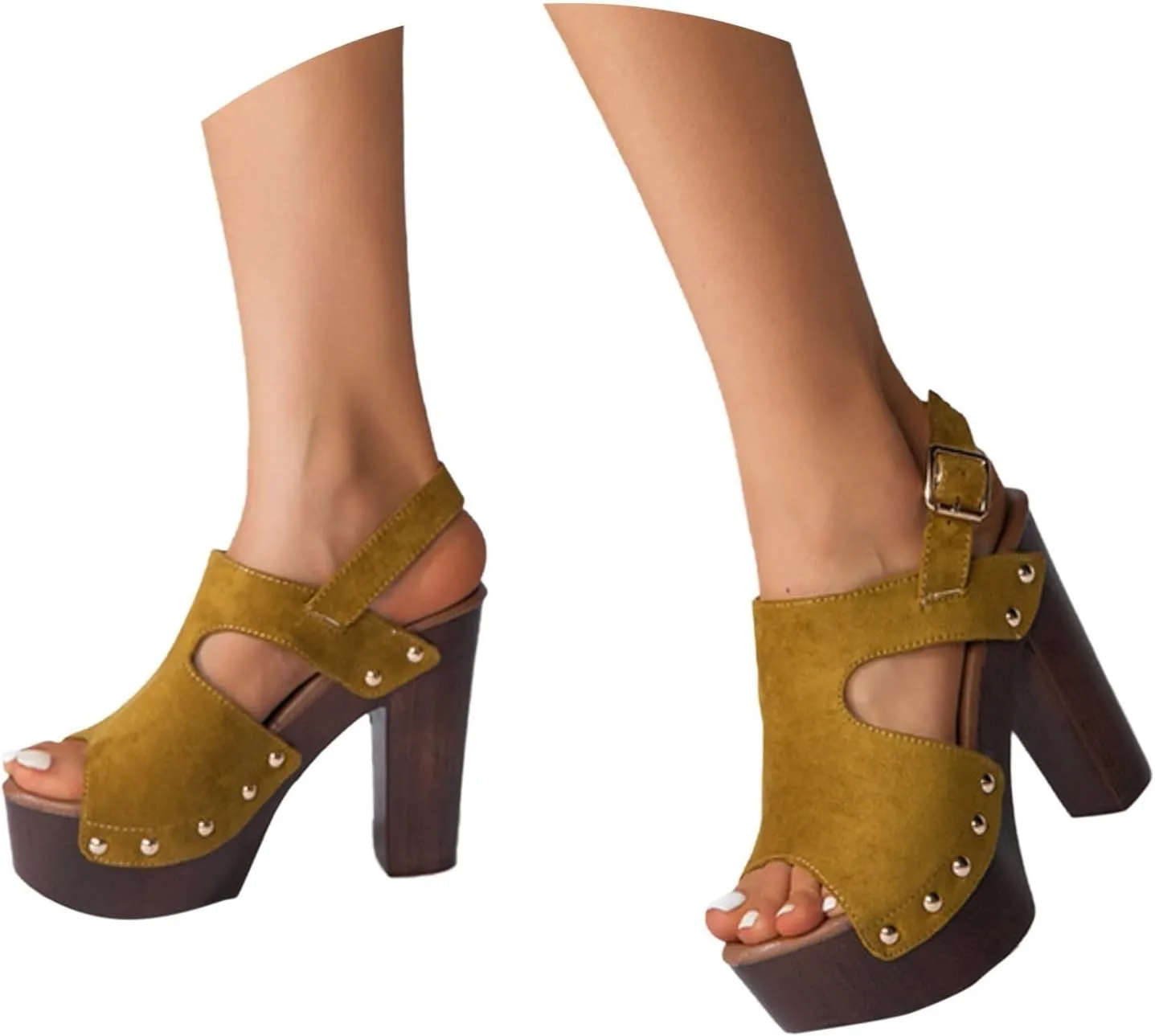 Women's High Heel Sandals For Summer Fashion Casual Outing Vacation Party Date Night Open Comfy Sandals for Women Wide