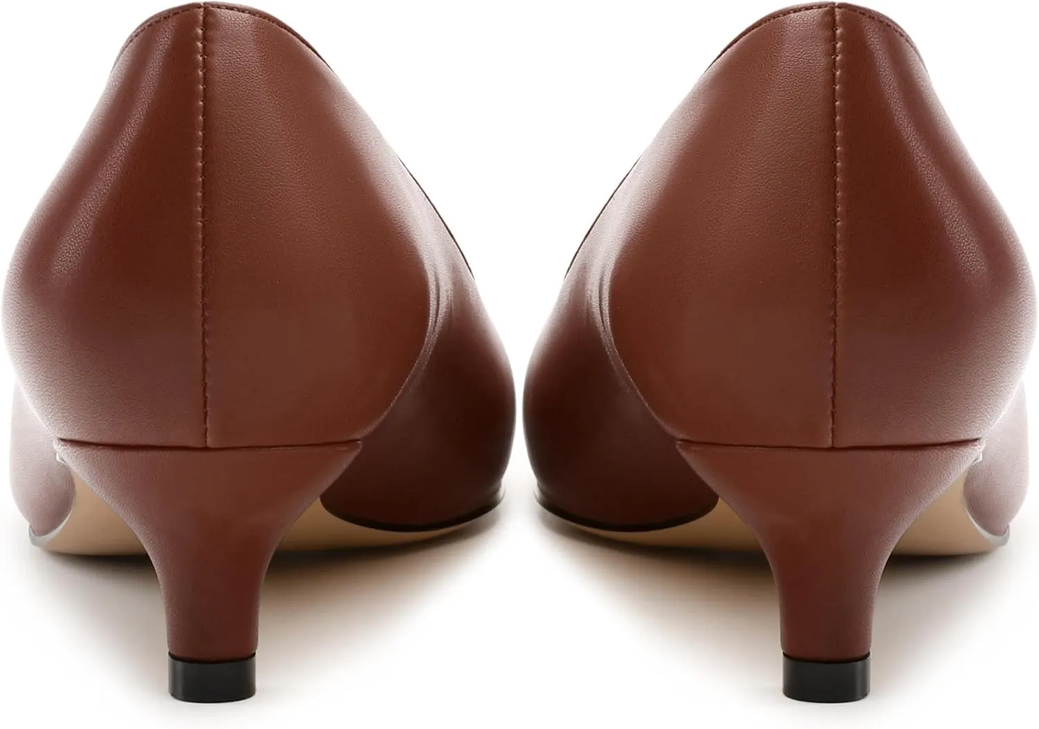 Womens Kitten Heel Pumps, Pointed Toe Dress Pumps for Women, Daily Pumps Shoes with Bow Tie