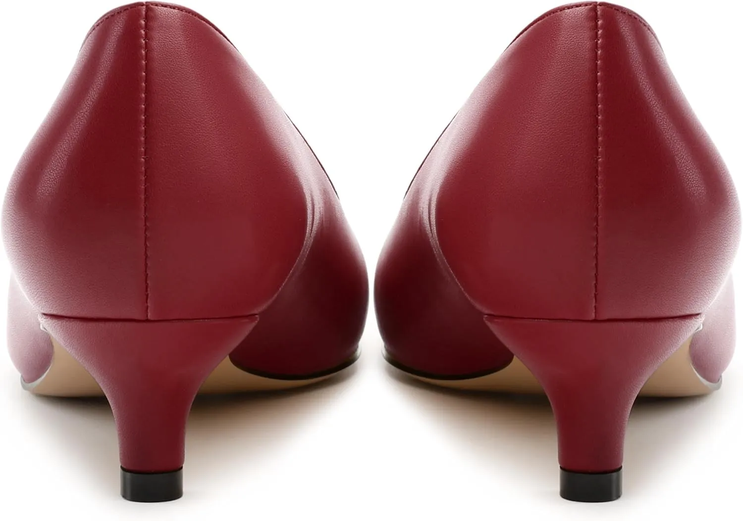 Womens Kitten Heel Pumps, Pointed Toe Dress Pumps for Women, Daily Pumps Shoes with Bow Tie