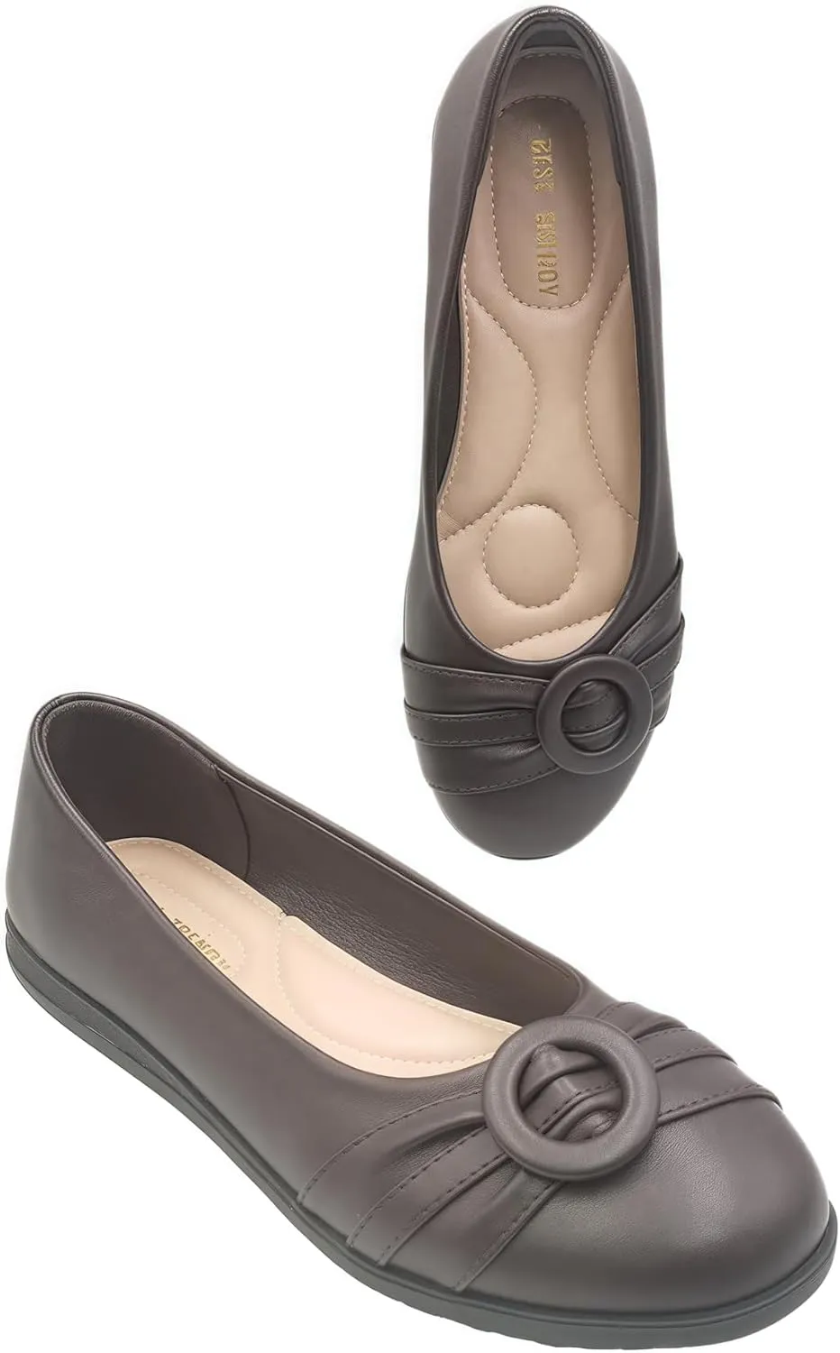 Women's Mary Jane Shoes - Classic Brown Oxford Style for Women Comfortable & Stylish Womens Mary Jane Shoes for Everyday WearWork & Student Shoe