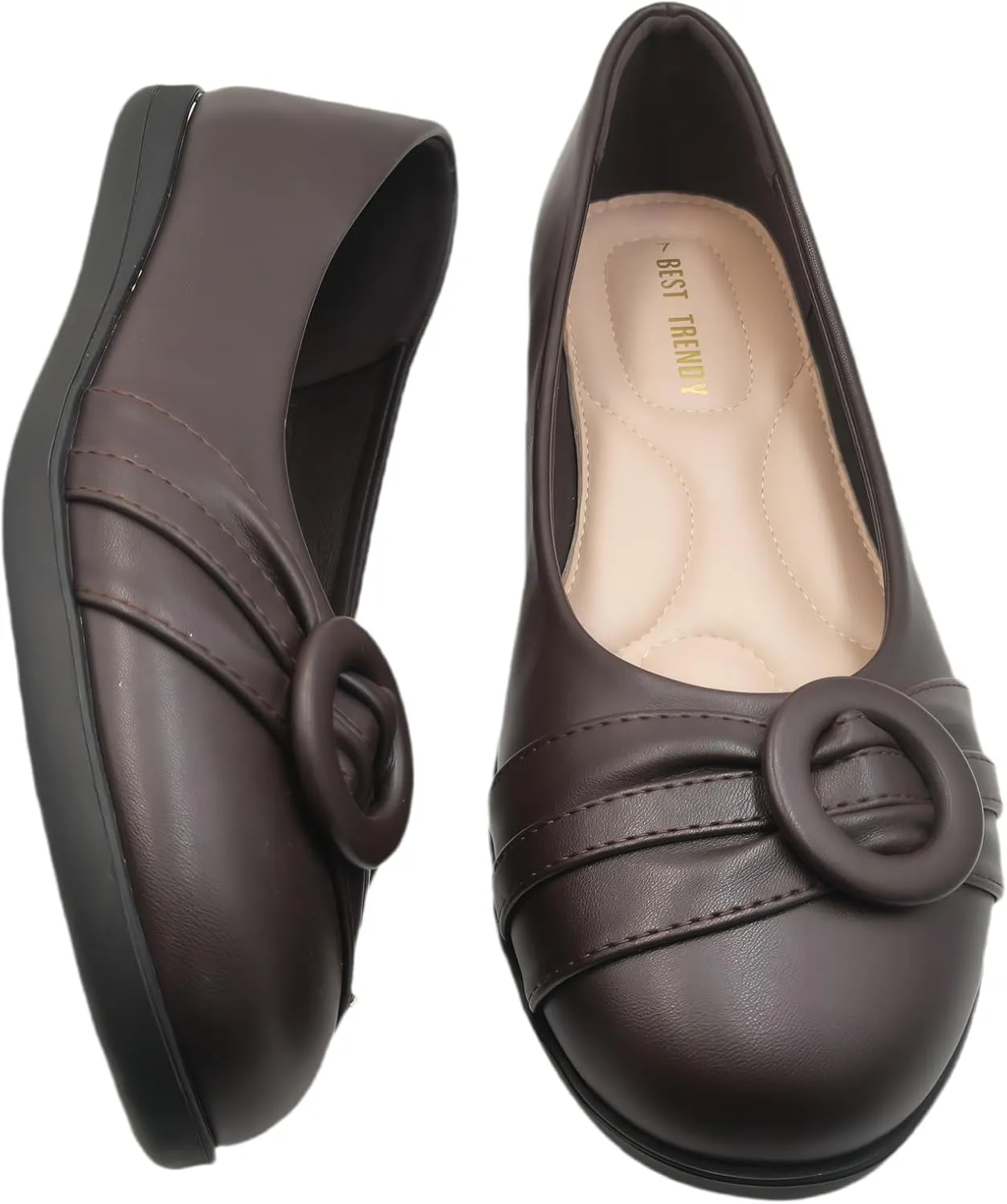 Women's Mary Jane Shoes - Classic Brown Oxford Style for Women Comfortable & Stylish Womens Mary Jane Shoes for Everyday WearWork & Student Shoe