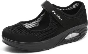 Womens Walking Shoes Hollow Out Comfortable Working Nurse Sandals Non Slip Orthopedic Shoes Breathable Lightweight Casual Nursing Orthotic Sandals 2025