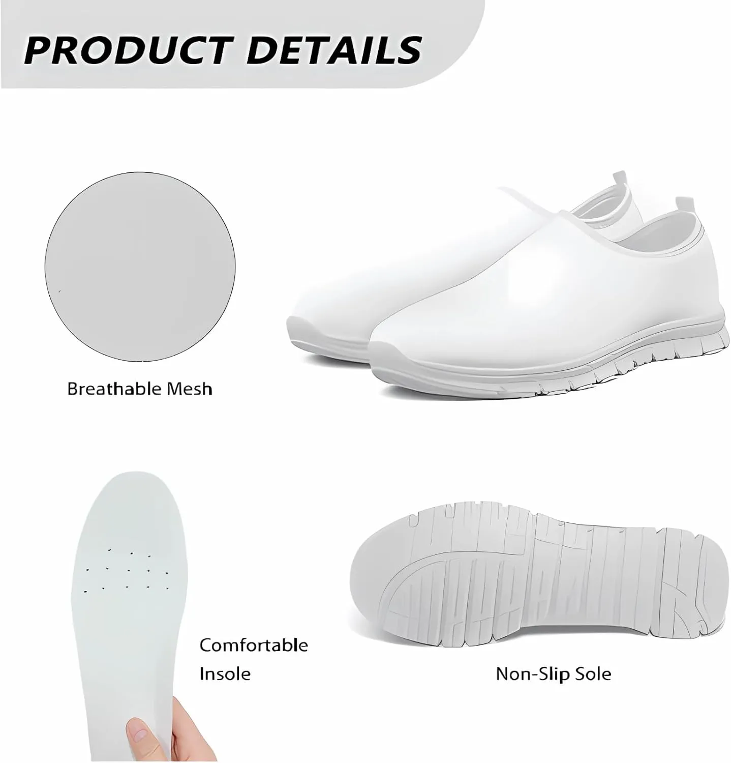 Ystardream Casual Shoes for Women Slip On Sneakers Women 5.5-11.5